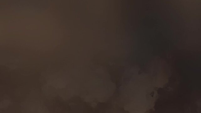 Thick amorphous abstract forms or brown smoke swirling to create a moody and mysterious loopable cinematic blurred textured background
