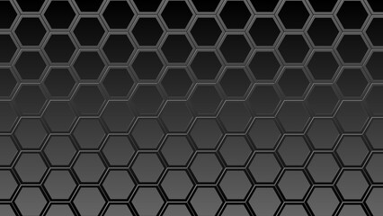 Fototapeta premium Polygon Dark Background