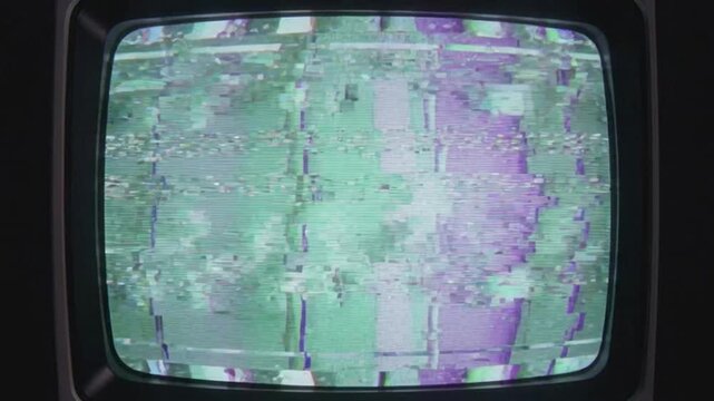 Glitched Television Static Loop
