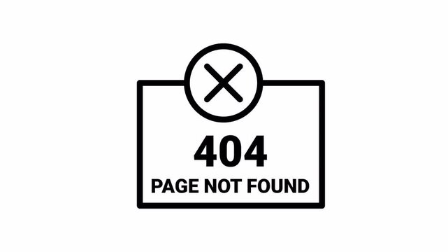 error code 404 page not found on landscape animation with alpha channel