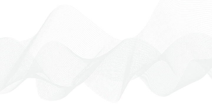 Abstract withe line in vector business texture. Pattern line blend curve flow futuristic white background