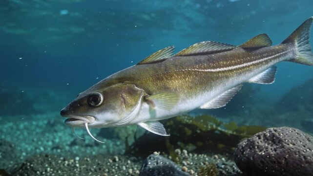 Atlantic Cod underwater in Cape Hatteras barrier island of north carolina