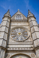 Fototapeta premium Orleans Cathedral is a Catholic cathedral church dedicated to the Holy Cross in the city of Orleans, in the Loiret department.