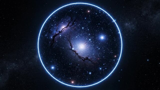 Cosmic sphere with zodiac symbols highlighting vibrant colors and contemporary design