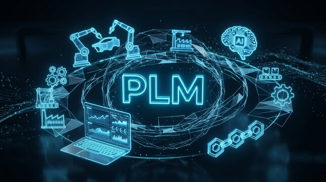AI Powered PLM System with Smart Manufacturing Robotics and Digital Engineering Technology