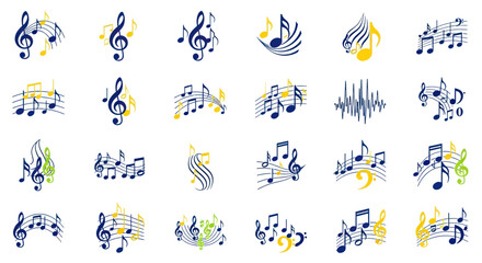 Musical Notes Collection - Diverse Designs and Styles © doung