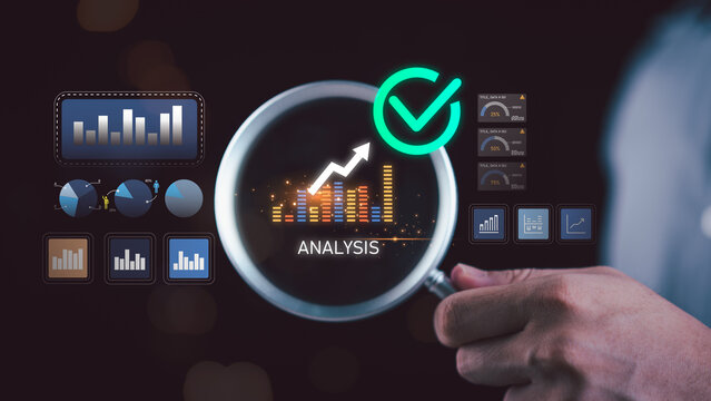 Data analysts monitor business performance through analytics dashboards, data visualization, reporting metrics, growth tracking, statistical analysis, and digital monitoring systems.