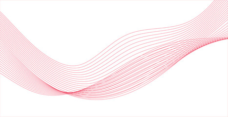 Fototapeta premium Elegant Abstract Motion Line Illustration Design