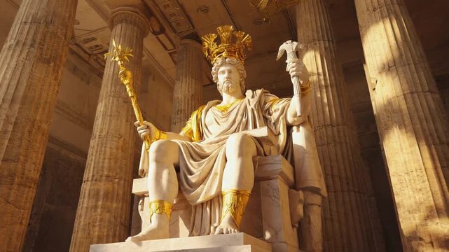 Statue of Zeus at Olympia. 
