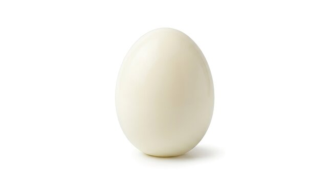 white egg isolated on white