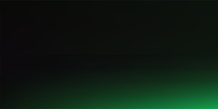 Dark green gradient background black