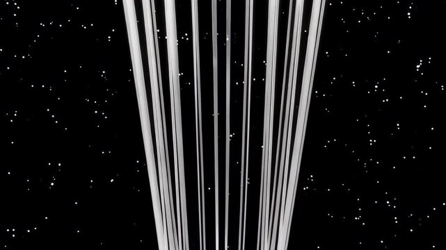 3D Architectural Blueprint of an Extreme Tension Cable Elevator Design