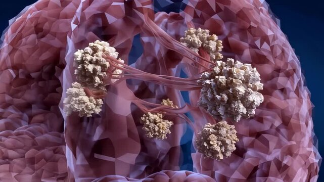 3D Visualization of Tuberculosis Calcified Granulomas in Translucent Lung Tissue