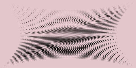 PrintSeamless pattern with pink and white geometric polka dot. Background for valentines day and romantic greeting cards © MAS
