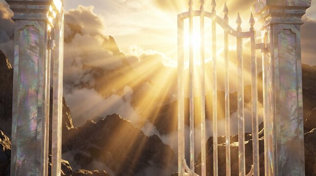 Pearly Gate Images – Browse 2,190 Stock Photos, Vectors, and Video