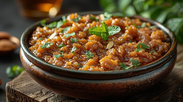Keto desi breakfast halwa alternative low carb almond sweet traditional dessert reinvented modern healthy concept
