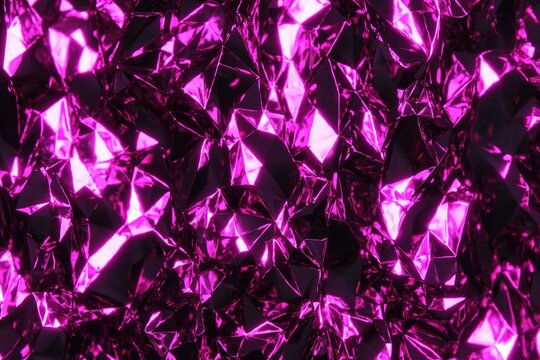 Abstract swirling violet liquid texture with glossy reflections and organic patterns