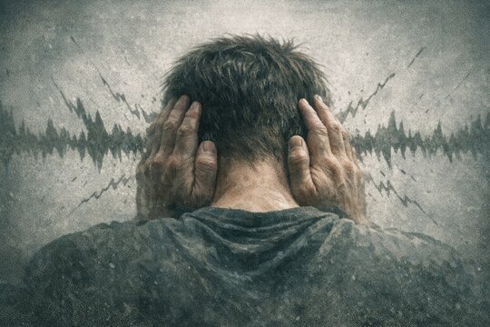A man hiding his face with his hands, representing shame or fear