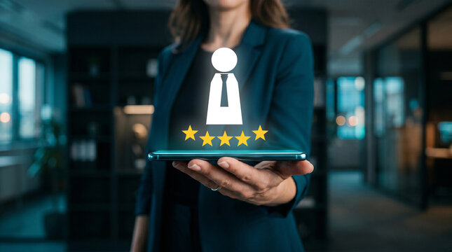 Geometric Employee Rating, Performance Evaluation, and Talent Assessment on Smartphone. HR Analytics, Recruitment Technology, and Candidate Screening.