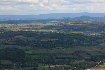 Fototapeta premium aerial view of the countryside