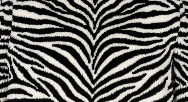 Zebra fur texture pattern close up. Fashion stylish vector texture.