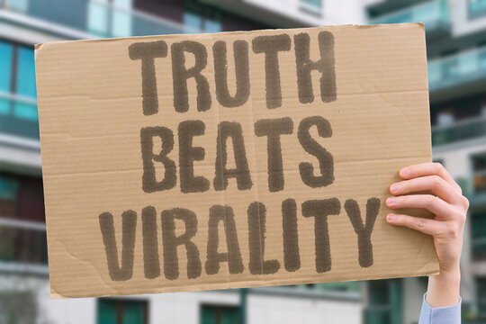 "Truth Beats Virality" Reliable facts outlast trending noise. TRUTH. FACTS. VERIFY. MEDIA. EVIDENCE.