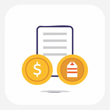 Financial Transaction and Pricing Icon