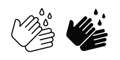 Obraz premium Handwashing icon
