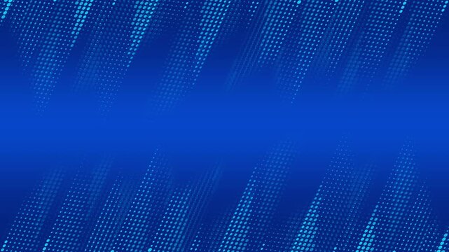 Blue half tone motion background