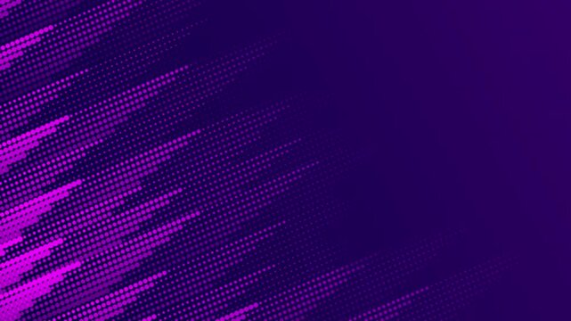 Purple half tone motion background
