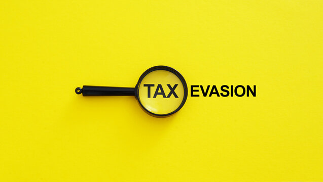 Tax evasion investigation concept, financial crime detection, forensic accounting, compliance monitoring, audit and law enforcement, corporate fraud prevention and regulation enforcement