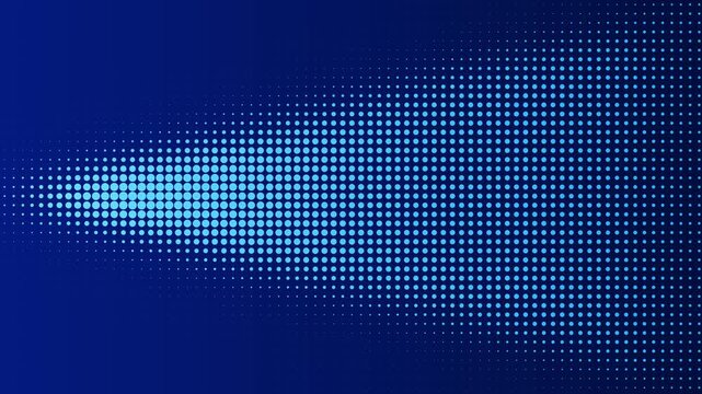 Blue half tone motion background