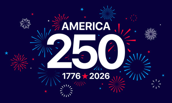 America 250th anniversary, USA 250 years background