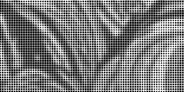 Pixel bitmap gradient with Y2K game patterns and retro arcade dither textures. Abstract 8-bit halftone effects for vintage video art or glitch designs. Radial comic overlays or infinite mosaic grids.