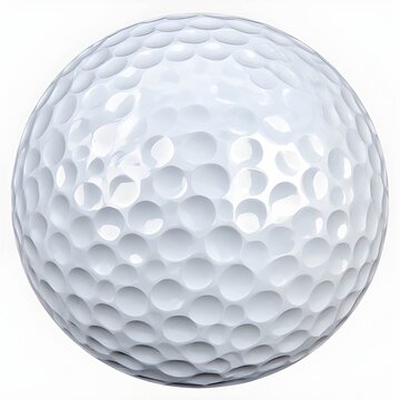 golf ball isolated on white