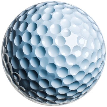 golf ball isolated on white