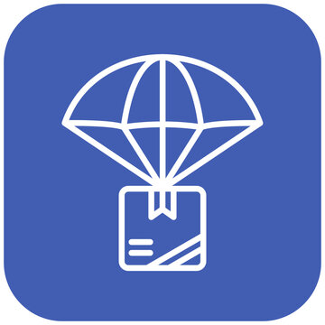 Parachute Delivery Icon