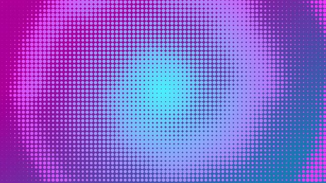 Blue purple half tone motion background