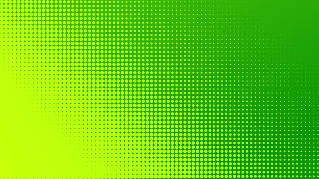 Green half tone motion background