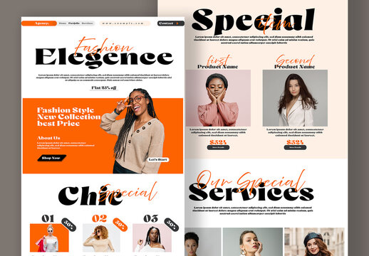 Fashion Landing Page