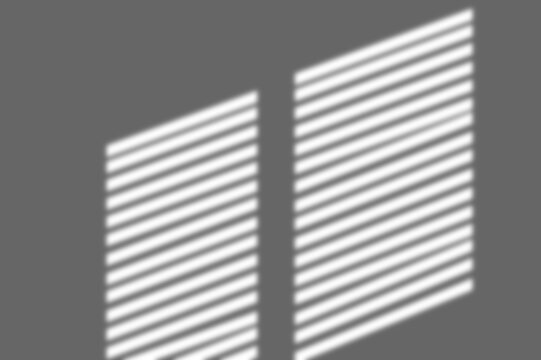 Soft shadow shade window leak overlay isolated on transparent backgrounds 3d illustration png