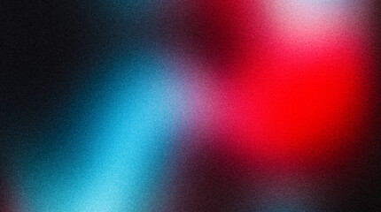 Naklejka premium Abstract background with a vibrant gradient of blue and red colors, featuring a grainy texture and soft light effect