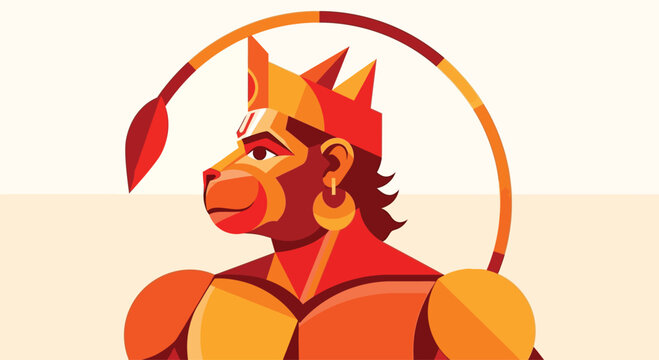 Illustration of a fantasy monkey.