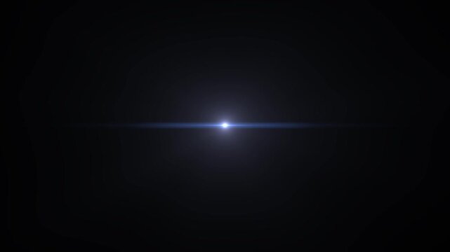 Cinematic lens flares blink effects. lens flash lights explosion optical lens flare fade in. light streaks, Horizontal Shooting lens flare light effect.