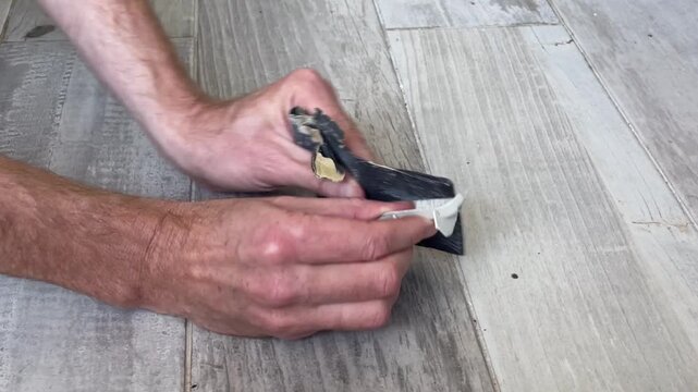 sandpaper scraping when sanding a plastic detail