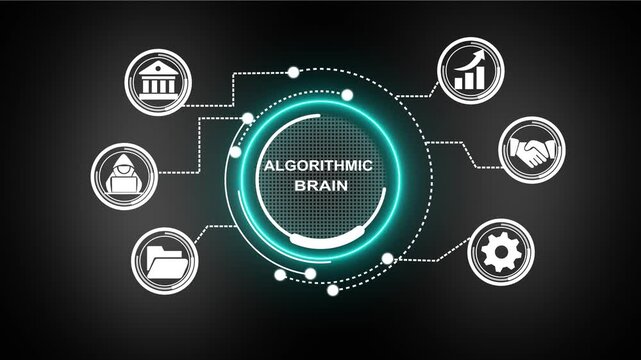 Algorithmic Brain, Six sigma, quality control and manufacturing process management concept. workflow by eliminating non-value-added activities and continuously improving processes.