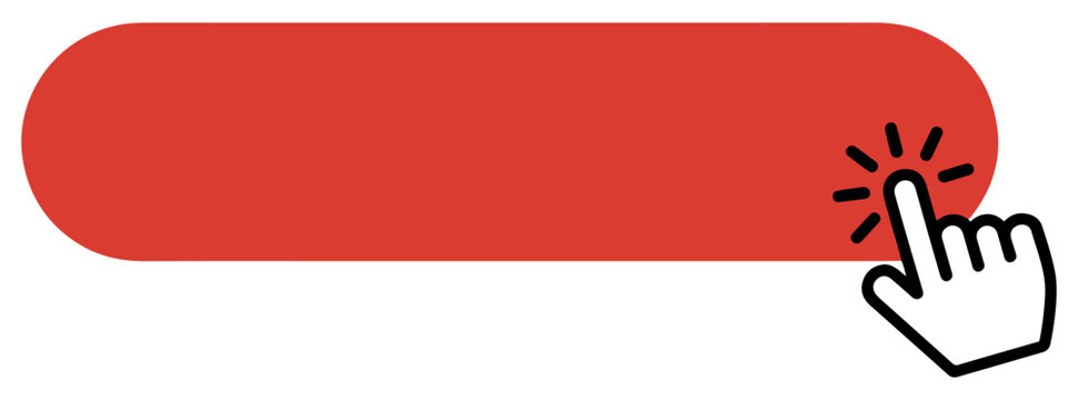 red click button cursor icon