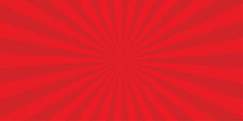 Abstract ray retro with sunburst pattern paper red and orange colorful design. Modern stipes line ray grunge design beam cartoon pop art ray elements themes Swirling wallpaper. © MDFAIMIDULISLAM