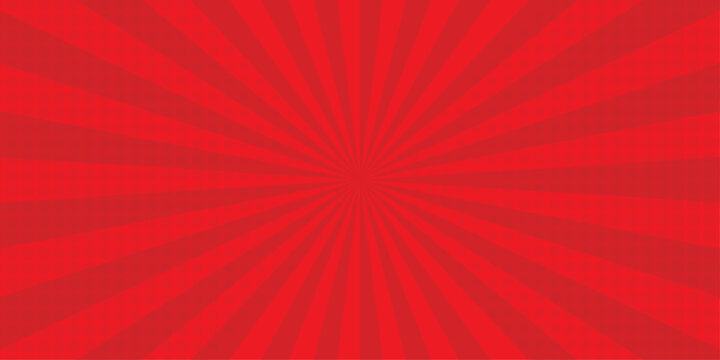 Abstract ray retro with sunburst pattern paper red and orange colorful design. Modern stipes line ray grunge design beam cartoon pop art ray elements themes Swirling wallpaper.