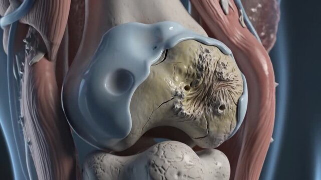 Degenerative Osteoarthritis in Knee Joint